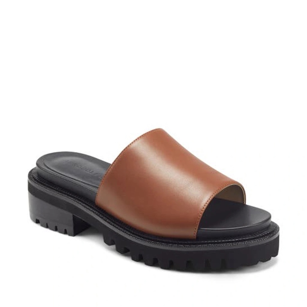 Aerosoles lucas lug platform slide chunky sandal